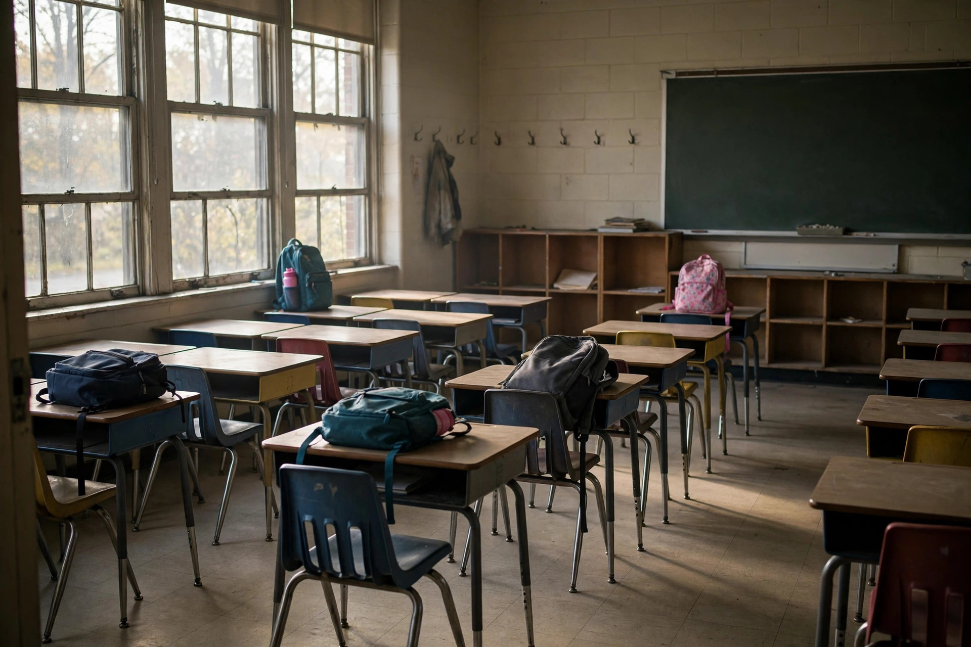 Salón de clases vacío